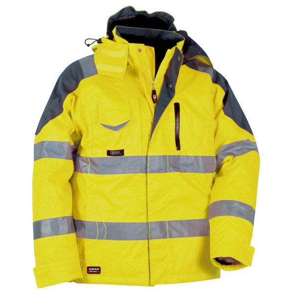 8023796043350 - Cofra Winter-Warnschutzjacke wind- und wasserdicht gelb 44 - Gelb