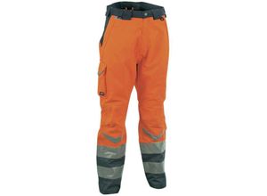 8023796071810 - Cofra - Winter-Warnschutzhose wind- und wasserdicht orange 64 - Orange