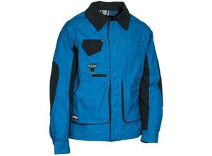 8023796076310 - Cofra - Profi Arbeitsjacke bruxelles 100% Baumwolle blau 44 - Schwarz