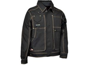 8023796254503 - Cofra - Profi Arbeitsjacke bruxelles 100% Baumwolle schwarz 56 - Schwarz