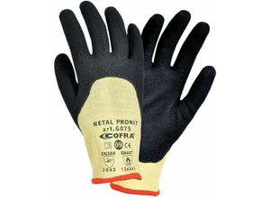 8023796342002 - Arbeitshandschuhe aus Kevlar Nitril 8 (m) - Schwarz - Cofra