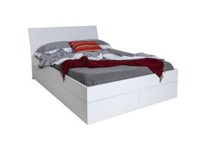 8024183109901 - Queen Size Bett mit 4 Schubladen 166x220x96H