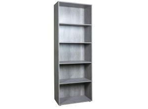 8024183120944 - Bücherregal COMPOSAD EspressoBücherregal Standregal grau (zementgrau) B688cm H200cm T353cm FSC-zertifizierter Holzwerkstoff Regale mit verstellbaren Einlegeböden