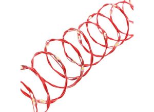 8024199055421 - Iperbriko - 500 MicroLED Chain Coil 25m rotes Metallkabel