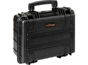 8024482189864 - Explorer Cases Outdoor Koffer 3818HLB black with pick & pluck foam (B x H x T) 38 x 27 x 18 cm Sc