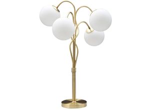 8024609342820 - Mauroferretti - Tischlampe mit Metallbasis und mattierten Glaskugeln Glamy 4T