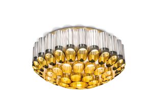 8024727090238 - Odeon Ceiling Deckenleuchte gold Ø 65 cm