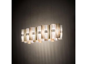 8024727098005 - LED-Hängelampe La Lollo goldfarben 100 cm