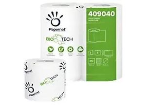 8024929490409 - Bio Tech Toilettenpapier 2-lagig 409040 4 Rollen à 250 Blatt