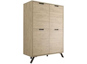 8024963371719 - Llb Living Life Bed - Highboard mit 4 Türen L106 cm - Palma