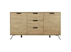 8024963371849 - Calicosy - Sideboard mit 2 Türen und 3 Schubladen L156 cm - Palma