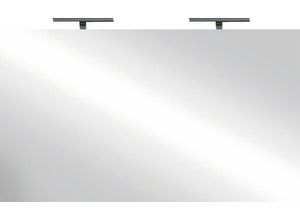 8024963437750 - Badspiegel WELLTIME Neutral Spiegel Gr B H T 120 cm x 75 cm x 3 cm farblos (glas) Badspiegel Spiegel mit Beleuchtung LED Breite 120 Höhe 75 cm