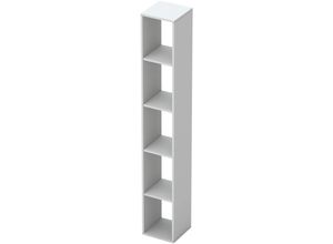 8024963460666 - Standregal INOSIGN Infinity Höhe 186 cm Breite 28 Bücherregal Regale Gr B H T 28 cm x 186 cm x 28 cm 5 St offene Fächer grau (kreidegrau (gesso)) Deko Regal Büroregal 5 Regalfächer verschiedene Farben