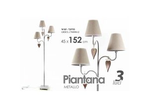 8025569725753 - Webmarketpoint - Moderne taubengraue Stehlampe 152 cm im Shabby-Stil