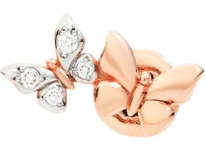 8025660445413 - DoDo Damen Ohrstecker 375er Gold mit 4 Diamanten zus ca 004 Karat roségold 99