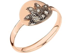 8025660451124 - DoDo Damen Ring 375er Gold mit 8 Diamanten zus ca 008 Karat bicolor