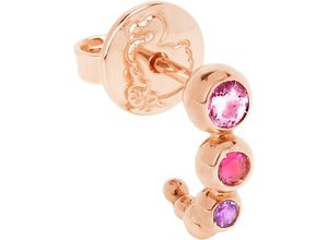 8025660460980 - DoDo Damen Ohrstecker 375er Gold mit 1 Saphir Rubin Amethyst roségold 99