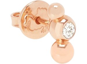 8025660461161 - DoDo Damen Ohrstecker 375er Gold mit 1 Diamanten ca 006 Karat roségold 99