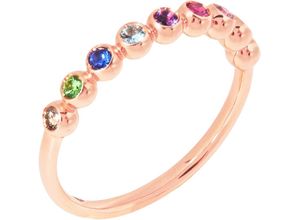 8025660462441 - DoDo Damen Ring 375er Roségold mit Diamanten roségold 54