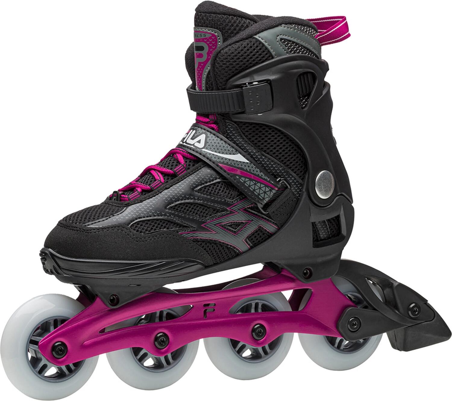 8026473468439 - FILA Inlineskate Wave 84 Damen (Größen 70 (405) schwarz magenta)