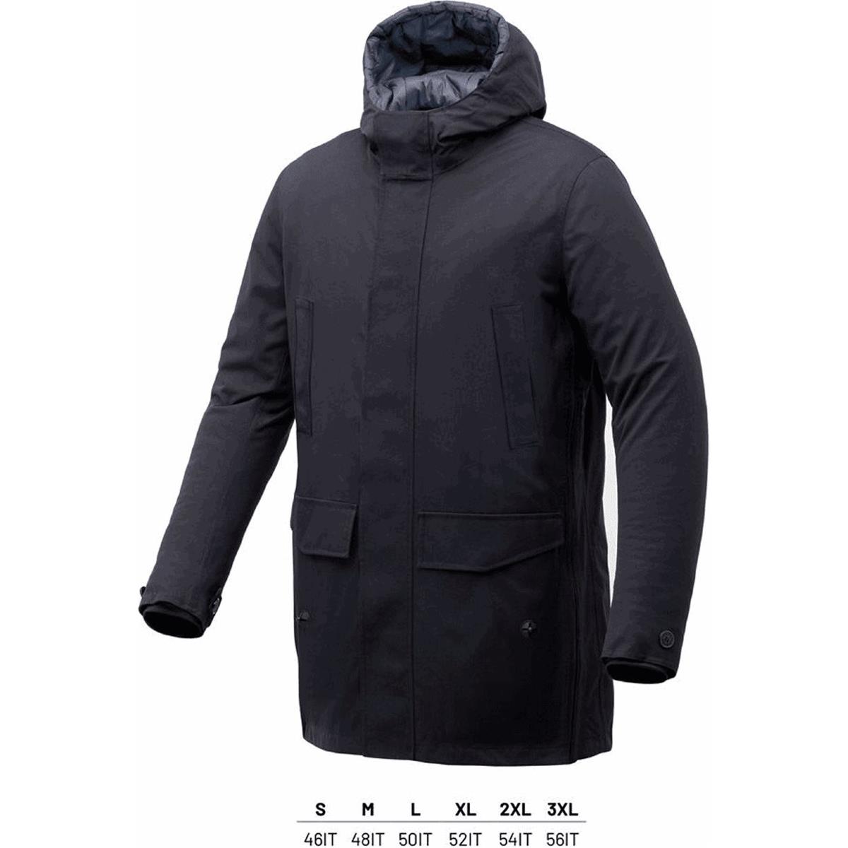 8026492148503 - 2in1 Parka Jacke Dunkelblau Größe 2XL CE-zertifiziert für Fahrradfahren