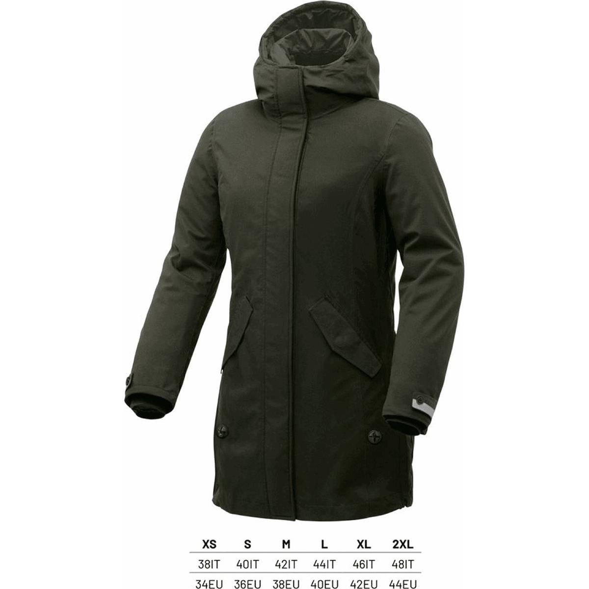 8026492148657 - Damen Parka Jacke 2in1 Grün Airborne Größe S mit CE Fahrrad Zertifizierung