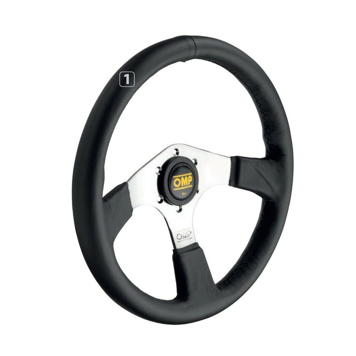 8027280182402 - Racing Steering Wheel OD 2019 LN Ø 35 cm Black Chrome