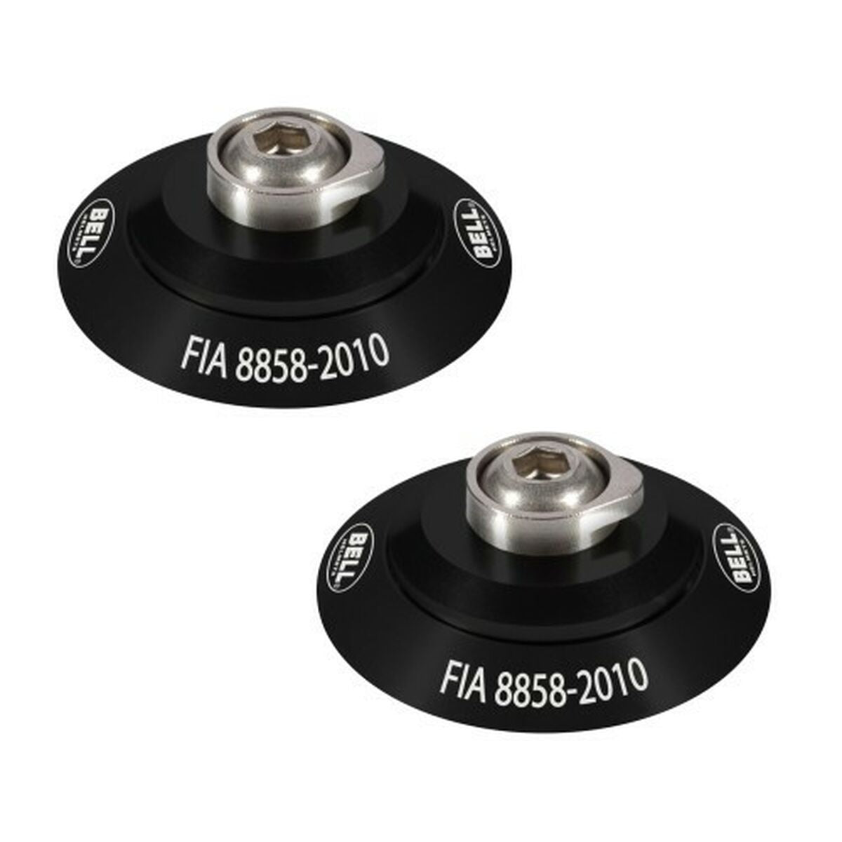 8027281034038 - Helm-Clip-Set HANS Schwarz FIA 8858-2010