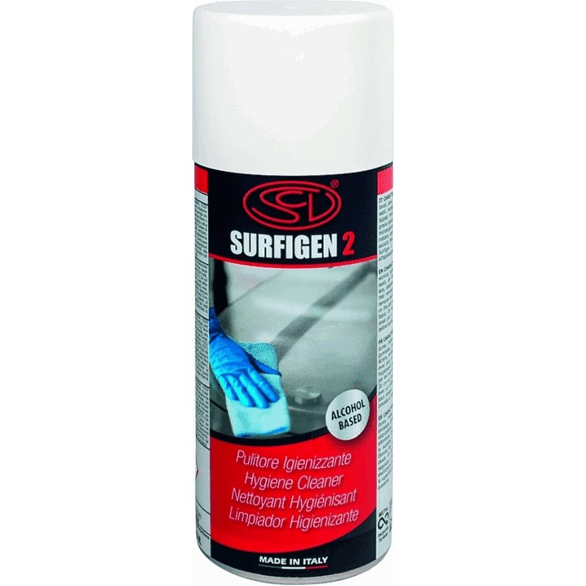 8027354135143 - Surfigen 2 Desinfektionsspray 400ml mit 70% Alkohol - Schnelle Reinigung