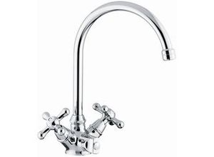 8027370003433 - - Emmevi Küchenarmatur Deco chrom Wasserhahn Spültischarmatur Mischbatterie Küche