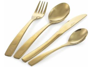 8029121955817 - Besteck-Set VILLA DESTE Madison poliert Essbesteck-Sets Gr 24 tlg goldfarben Besteckgarnituren Essbesteck-Set poliert