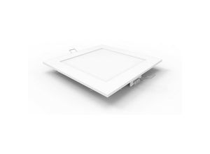 8030062010732 - Inspired Lighting - Inspired Techtouch - Intego r Ecovision - Einbau Downlight Square 6 Zoll 12 w Pure White 6400K 1000 lm White Frame Inc Treiber