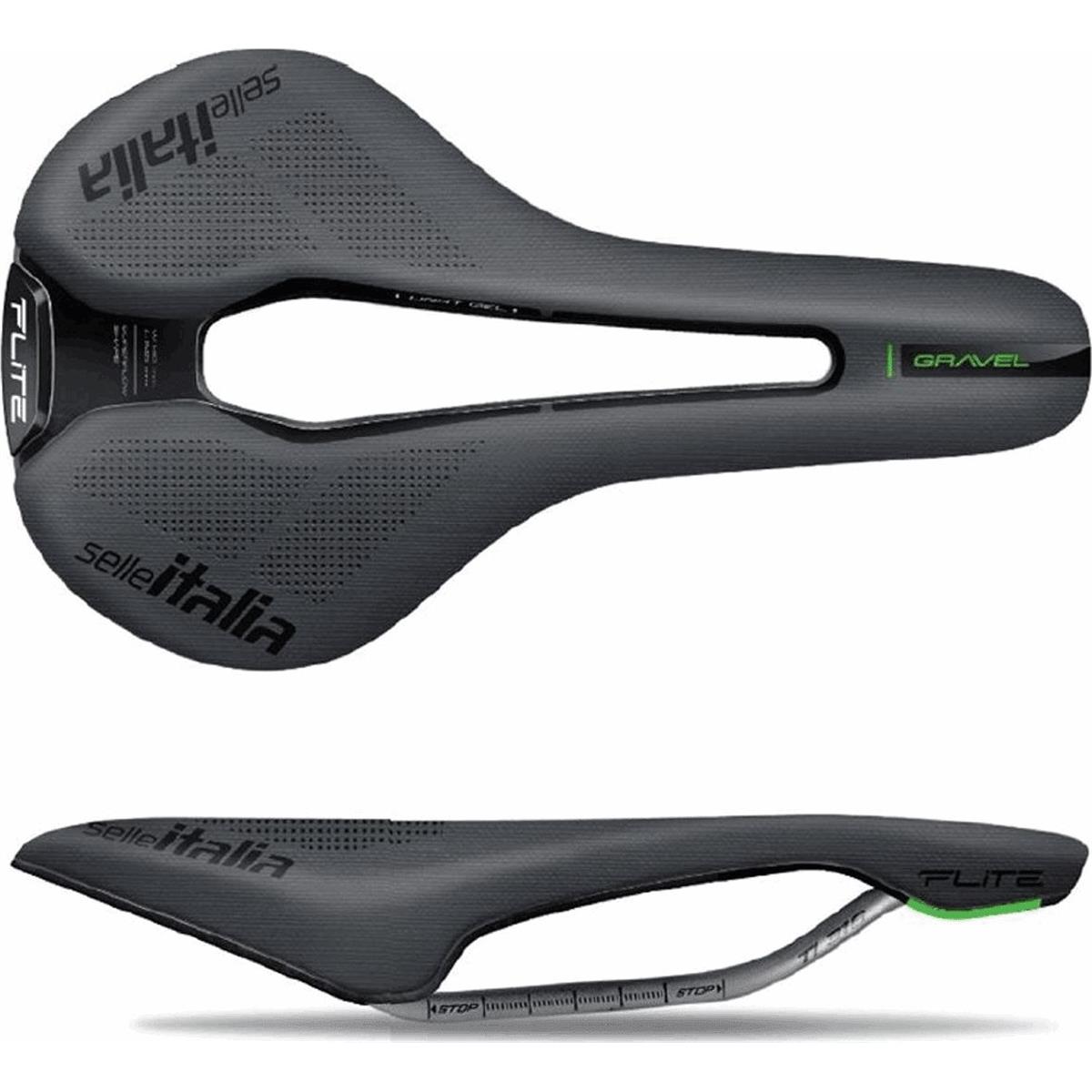 8030282520264 - Selle Flite Boost Gravel Schwarz Superflow 135x250mm - Fibra Tek 228gr