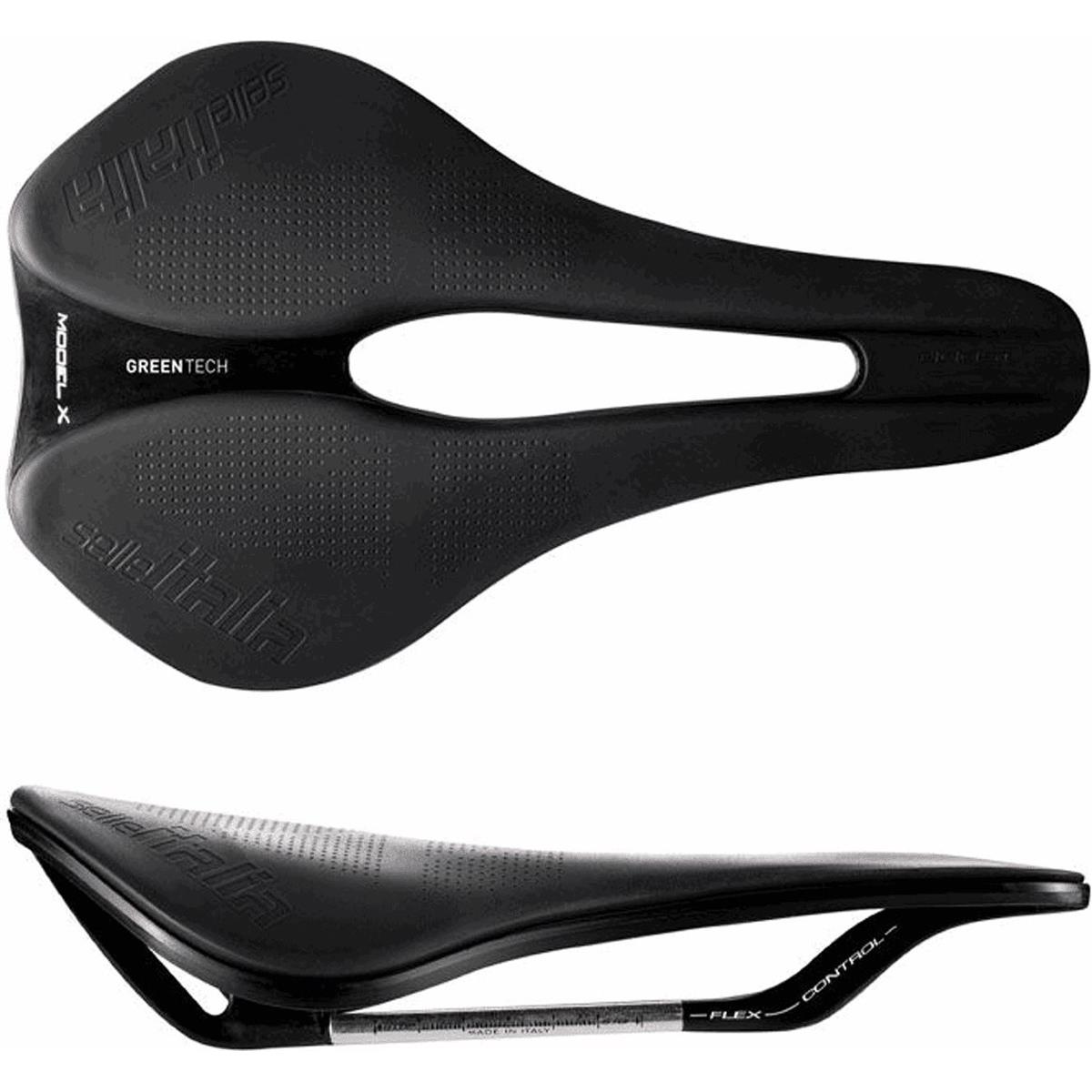 8030282543911 - Selle Italia MODEL X GREEN Superflow Schwarz 145x245mm - Leistung & Komfort 299g