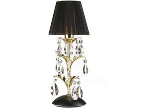 8030626534179 - Onli Lighting - Onli karen Tischlampe mit rundem konischem Schirm Gold Schwarz