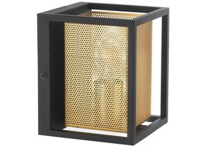 8030626539464 - Onli Lighting - Onli malik Box Wandleuchte Schwarz Gold