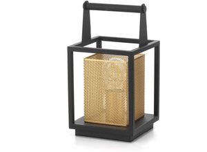 8030626539495 - Onli Lighting - Onli malik Box Tischlampe Schwarz Gold