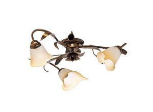 8030626541368 - Onli Lighting - Onli lucrezia Halbbündige Deckenleuchte mit mehreren Armen Bronze