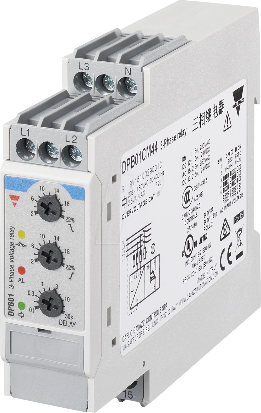 8030956000214 - DPB01CM48 - Spannungsüberwachungsrelais DPB01 3 Phasen 380 - 480 V AC