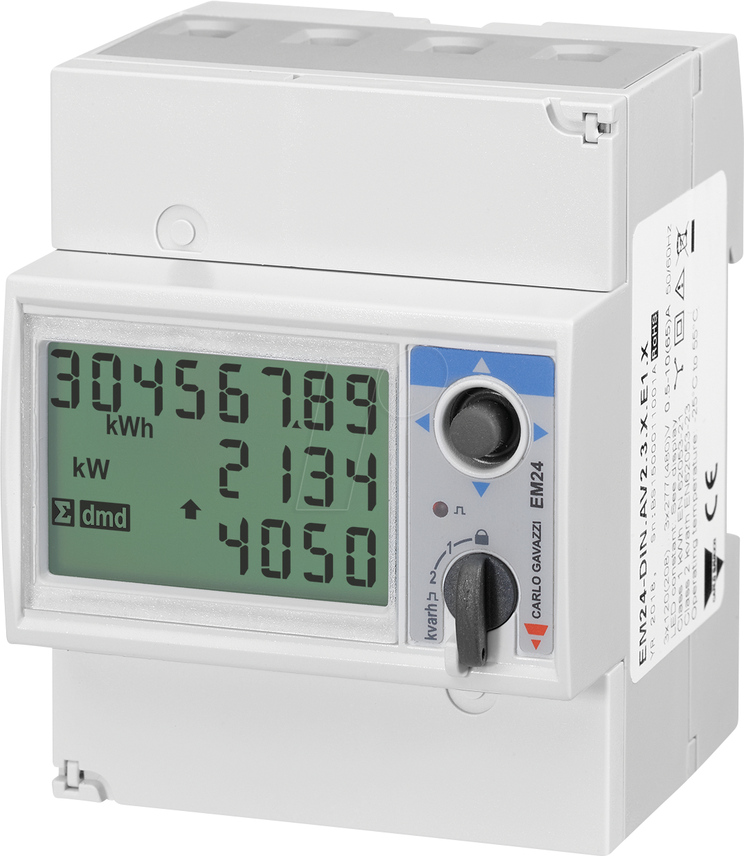 8030956085235 - EM24DINAV23XE1X - Energiezähler EM24 3 Phasen LCD Display Modbus