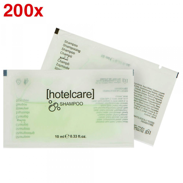 8030983000188 - hotelcare Shampoo 200 x 10 ml 8030983000188 2000 Milliliter