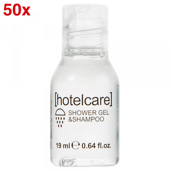 8030983000201 - hotelcare Duschgel & Shampoo 50 x 19 ml 8030983000201 950 Milliliter