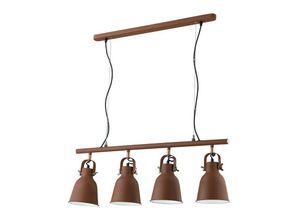 8031414862870 - Legend - Bar Decken Kuppel Anhänger Corten Kupfer Weiß E27 - Fan Europe