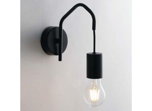 8031414869510 - Außergewöhnliche Wandlampe HABITAT schwarz - minimalistische Designerlampe