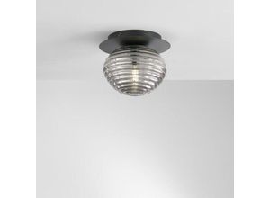 8031414888689 - Luce Ambiente E Design - eco-light Deckenleuchte Ripple in Schwarz-transparent und Schwarz - black