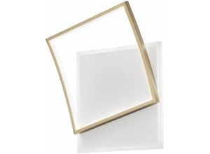 8031414889501 - Luce Ambiente E Design - eco-light led Wandleuchte Ayrton in Gold und Weiß 2x 21W 5200lm