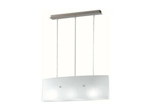 8031438491254 - Fan Europe AMSTERDAM 3-flammige gerade Stab-Pendel-Deckenleuchte Weiß 63 x 20 cm