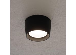 8031874223853 - Downlight Livia Ø 16 cm schwarz gefrostet Kunstharz GX53 CCT