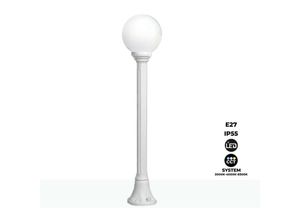 8031874243806 - - globo MIZAR G250 6W 2700K E27 LED-Straßenleuchte für den Außenbereich globo MIZAR G250 Farbe Weiß - Weiß