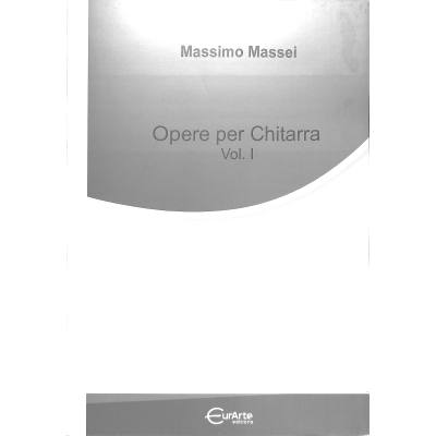 8032212003410 - Opere per chitarra 1